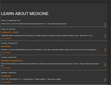 Tablet Screenshot of learnaboutmedicine.blogspot.com