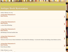 Tablet Screenshot of antique-book-restoration.blogspot.com