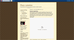 Desktop Screenshot of pianoepianistas.blogspot.com
