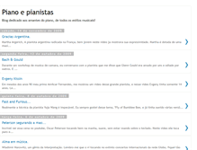 Tablet Screenshot of pianoepianistas.blogspot.com