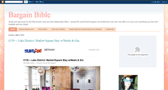 Desktop Screenshot of bargainbible.blogspot.com