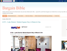 Tablet Screenshot of bargainbible.blogspot.com