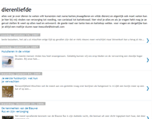 Tablet Screenshot of dierenliefde.blogspot.com