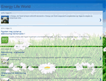 Tablet Screenshot of energy-life-world.blogspot.com