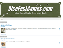 Tablet Screenshot of dicefestgames.blogspot.com