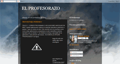 Desktop Screenshot of profesorazo27.blogspot.com