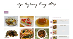 Desktop Screenshot of mgapagkaingpinoyatbp.blogspot.com