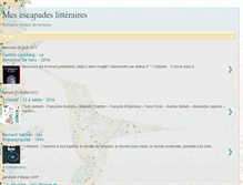 Tablet Screenshot of escapadeslitteraires.blogspot.com