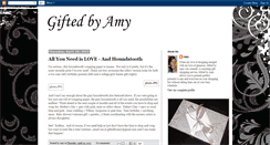 Desktop Screenshot of giftedbyamy.blogspot.com