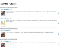 Tablet Screenshot of escritosfugaces.blogspot.com