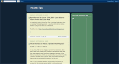 Desktop Screenshot of healthtipsnow.blogspot.com