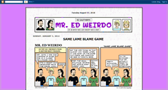 Desktop Screenshot of mredweirdocom.blogspot.com