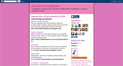 Desktop Screenshot of jornalismointegrado09.blogspot.com