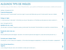 Tablet Screenshot of algunostipsdeingles.blogspot.com