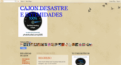 Desktop Screenshot of cajondesastreeintimidades.blogspot.com