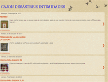 Tablet Screenshot of cajondesastreeintimidades.blogspot.com