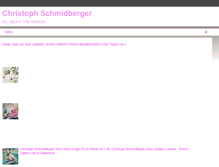 Tablet Screenshot of christoph-schmidberger.blogspot.com