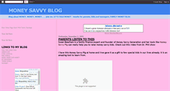 Desktop Screenshot of moneysavvyblog.blogspot.com