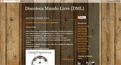 Desktop Screenshot of discotecamundolivre.blogspot.com