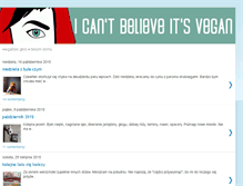 Tablet Screenshot of icantbelieveitsvegan-veganstories.blogspot.com