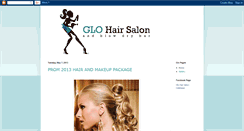 Desktop Screenshot of glohairsalon.blogspot.com