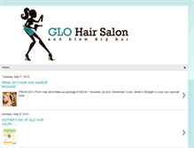 Tablet Screenshot of glohairsalon.blogspot.com