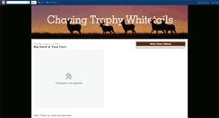 Desktop Screenshot of chasingtrophywhitetails.blogspot.com