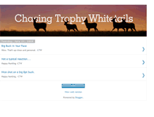 Tablet Screenshot of chasingtrophywhitetails.blogspot.com