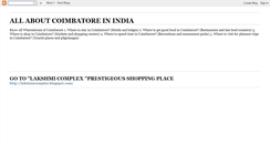 Desktop Screenshot of coimbatore-india.blogspot.com