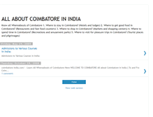 Tablet Screenshot of coimbatore-india.blogspot.com
