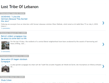 Tablet Screenshot of lost-tribe-of-lebanon.blogspot.com