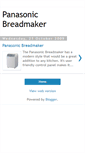 Mobile Screenshot of bestpanasonicbreadmaker.blogspot.com