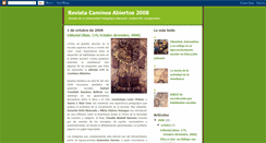 Desktop Screenshot of caminosabiertos2008.blogspot.com