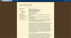 Desktop Screenshot of agilesdlcmodel.blogspot.com