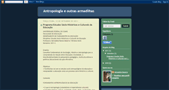 Desktop Screenshot of antropologiaeoutrasarmadilhas.blogspot.com
