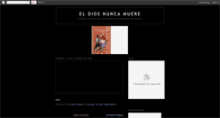 Desktop Screenshot of eldiosnuncamuere.blogspot.com