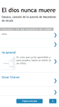 Mobile Screenshot of eldiosnuncamuere.blogspot.com