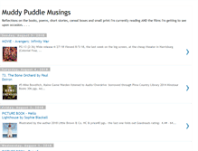 Tablet Screenshot of muddypuddlemusings.blogspot.com