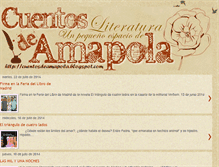 Tablet Screenshot of cuentosdeamapola.blogspot.com