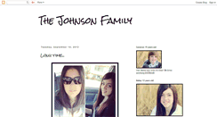 Desktop Screenshot of johnsonfamily-jill.blogspot.com