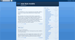 Desktop Screenshot of newautomodels.blogspot.com