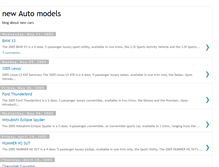 Tablet Screenshot of newautomodels.blogspot.com