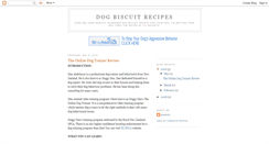 Desktop Screenshot of dogbiscuitrecipes.blogspot.com