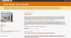 Desktop Screenshot of journalofrealdubai.blogspot.com