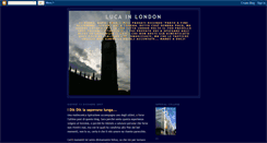 Desktop Screenshot of lucainlondon.blogspot.com