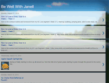 Tablet Screenshot of bewellwithjanell.blogspot.com