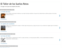 Tablet Screenshot of eltallerdelossuenosrotos.blogspot.com