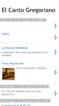 Mobile Screenshot of el-canto-gregoriano.blogspot.com