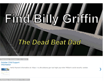 Tablet Screenshot of findbillygriffin.blogspot.com