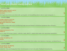 Tablet Screenshot of binatone-ebook-reader-eview.blogspot.com